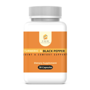 Turmeric + Black Pepper (1 Bottle, 30 Capsules)